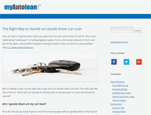 Tablet Screenshot of blog.myautoloan.com